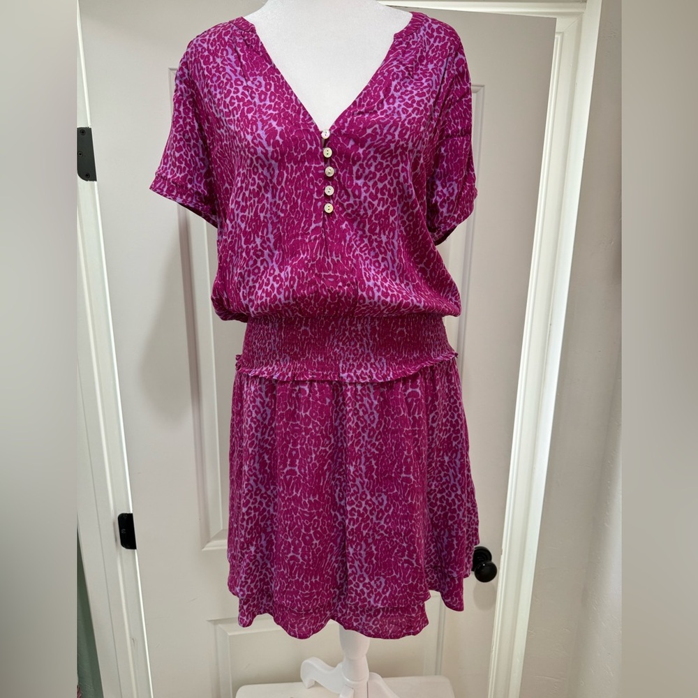 Nwot Rails Karla Leopard Print Mini Dress In Mage… - image 7